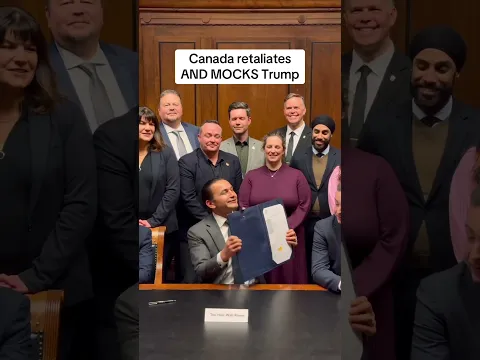 Canada retaliates and MOCKS TRUMP