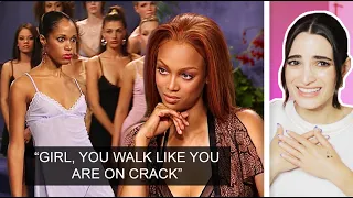 Tyra's VIRAL MEME & Model called POSSESSED Over Runway Walk