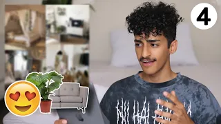 ردة فعلي على غرف المتابعين 😍🛋!! | 4
