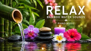 Relaxing Bamboo Water Sounds 🌿 Live Zen Garden Music for Deep Sleep, Meditation & Stress Relief |