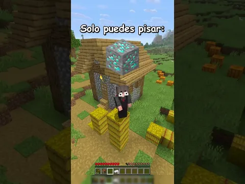 Minecraft, pero solo puedo pisar sus bloques