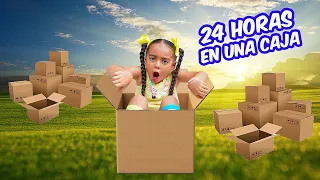 24 HORAS EN UNA CAJA DE CARTÓN 😱