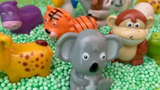 Amazing Zoo Animal Toys for Kids 🐘🦓 | Learn Animal Names & Sounds | Educational Toy Fun