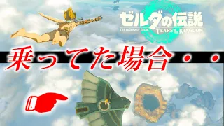 オープニング入る時に飛行機（翼）に乗ってたらどうなる？？【ゼルダの伝説 ティアーズ オブ ザ キングダム】
