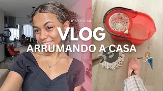 VLOG ARRUMANDO A CASA 🧹 | Bia Amaral