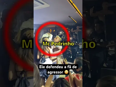 Mc Pedrinho DEFENDE UMA FÃ de um agressor..