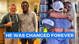 Chance meeting leads man to reunite with his family after 7 years