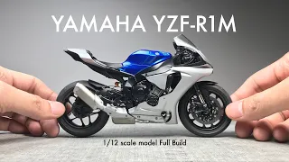 Yamaha YZF-R1M【タミヤ 1/12】プラモデル製作  Scale Model