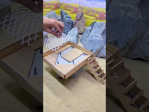 Mini House Shaped Like a Ship 🚢🏠 Part 2 #house #satisfying #miniature #diy