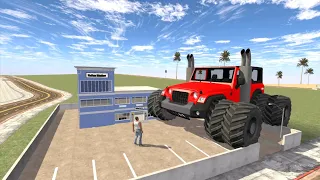 Franklin Found Giant Monster Thar ll Indian Bike Driving 3d
