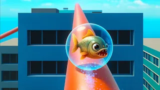 Piranha Escape Hungry Fish.io 🐟 | Full Gameplay Walkthrough | Chapter -1 (Android/iOS)