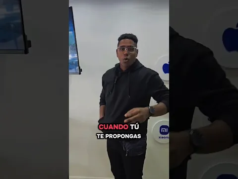 Cuando te propongas algo debes hacer esto