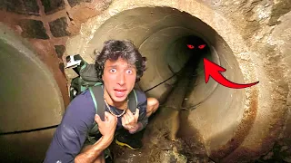 ACHEI UM TÚNEL DE ESGOTO SECRETO *fiquei preso?