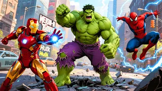 SPIDER-MAN, IRON MAN, HULK 🎮📺 GAME ANIMATION Ep.13