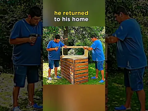 Good man comforts old lady