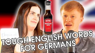 Tough English words for Germans
