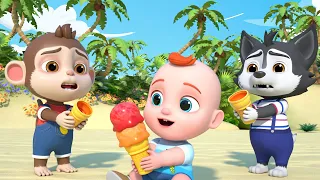 Compartir es cuidar a los niños | Canciones divertidas para bebés y rimas infantiles