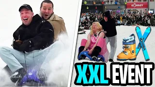XXL WEIHNACHTS-STREAM!😂🎄 Rodeln, Human Bowling & Wichteln | MontanaBlack Highlights