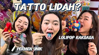 AKU TATTO LIDAH #dewivanow #jajananunik #permenunik #permen 