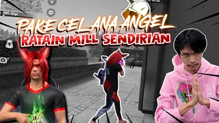 SOLO VS SQUAD DI RANK MASTER PAKE CELANA ANGEL MERAH !! AUTO KILL BANYAK