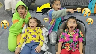 تحدي يوم كامل 24 ساعه في سرير البيبي اسد  #24 hours 