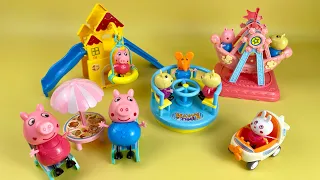 5 Minutes Satisfying with Unboxing Peppa Pig Park Slide Toys | Relaxing Video