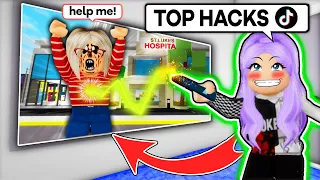 (ALL NEW) Testing ROBLOX TIKTOK HACKS In Brookhaven