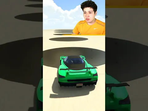 Coches Vs Baches Gigantes en GTA 5! 🚘🕳️