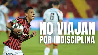 "4 jugadores de Alajuelense por INDISCIPLINA, no viajaron a Honduras."