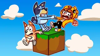 ¡UN SOLO BLOQUE de BLUEY! 😨🔥- PatOni (MINECRAFT) ROLEPLAY 😱