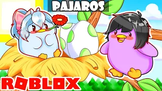 ¡SOMOS PÁJAROS en ROBLOX!🐥🐣| SRJUANCHO Y SRTACATANA SE CONVIERTEN EN PAJAROS