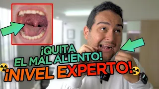 ¿COMO QUITAR EL MAL ALIENTO DE LA BOCA en 2022?😱 ¡CHECA ESTÁS 4 ZONAS QUE NO ESTÁS LIMPIANDO!🤢