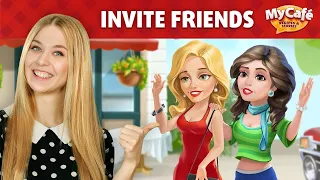 My Cafe Game: Invite a friend