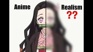 Drawing Nezuko in 2 different styles | how to draw Nezuko | drawing anime girl ✨ #drawing