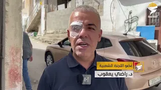 أهالي مخيم قلنديا يودعون ابنهم ياسر مطير الذي ارتقى برصـ..اص قوات الاحتلال عقب اقتحامها المخيم