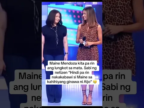 MAINE MENDOZA MALUNGKOT PA DIN 😢😢😢 #mainemendoza #viral