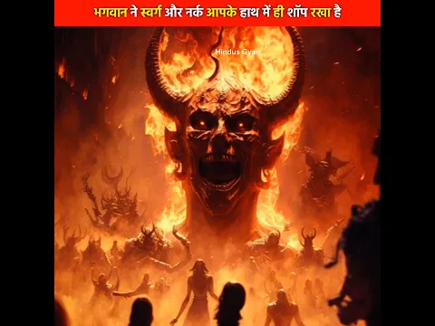 भगवान ने स्वर्ग और नर्क मनुष्य के हाथ में ही शॉप रखा है #shorts