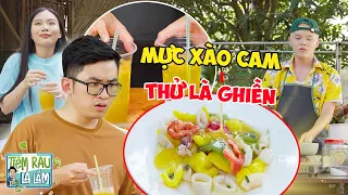 Hết Hồn Với Món MỰC XÀO CAM, Chủ Tiệm LÊN ĐỜI Nhờ Công Thức "Lạ" | Tloo Tiệm Rau Lạ Lắm #trll
