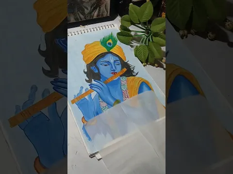 Radhe Radhe 🙏🥰 #radheradhe #art #drawing #krishna #shorts #shortsfeed