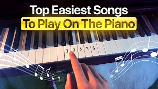 Learn Piano in 5 Minutes! 7 Easiest Beginner Songs