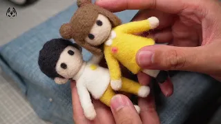[Needle Felt Stop Motion] SUV, Handmade#StopMotion #HandmadeDIY #NeedleFelt #Relaxing #ASMR