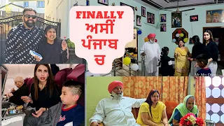 Trip to India After 5 year finally we are here Mr Mrs Dhesi 1st Vlog in punjab