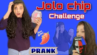 Jolo chip challenge | worlds hottest chip |chips eating challenge | Prank *GONE WRONG* | Myra Singh