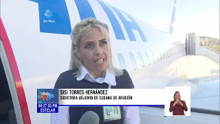 Ya presta servicios en Cuba avión que estuvo de mantenimiento en Rusia