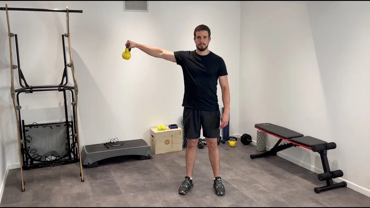 Image Kettlebell-Seitheben einarmig