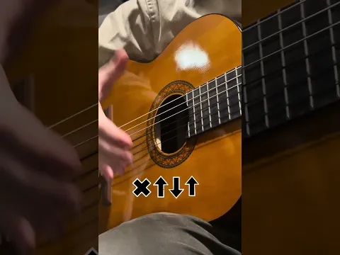 How to play Paso Doble flamenco acoustic guitar strumming easy pattern tutorial for kids