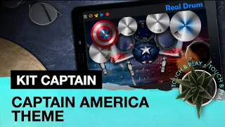REAL DRUM: Captain America Theme ( Kit: Captain )