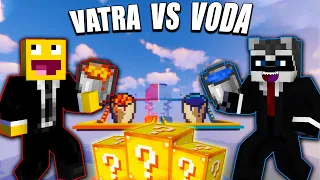 VODENI LUKAFULL VS VATRENI SERBIANGAMESBL | MINECRAFT LUCKY BLOCK RACE
