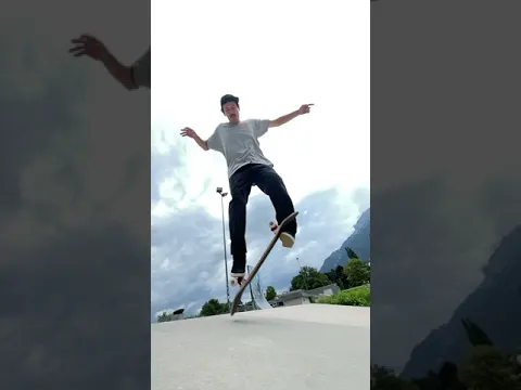Amazing unexpected Skateboard Trick! #shorts