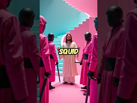 Jesus Joined the Squid Game! 😱🦑 WWJD?  #jesuschrist #biblequizonjesus #quizonjesus